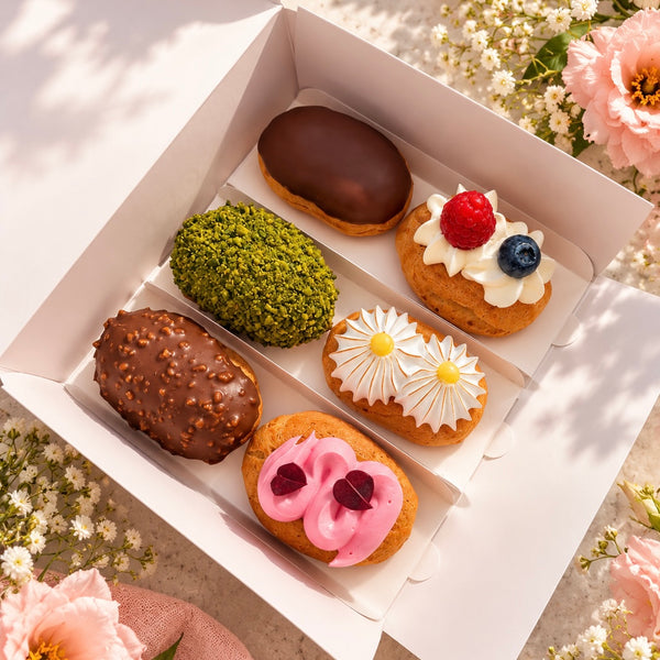 Gluten-Free Mini Éclairs – Box of 6