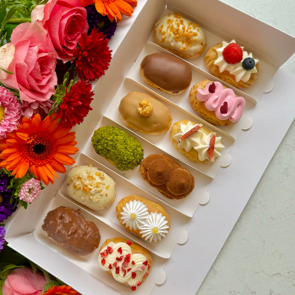 All the Flavors Box of Mini Eclairs