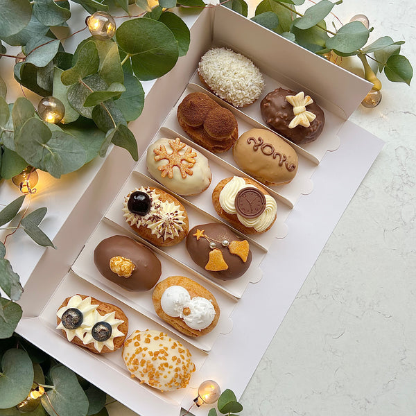 Gluten Free New Year’s Eve Box of Mini eclairs