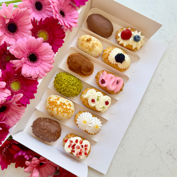 All the Flavors Box of Mini Eclairs